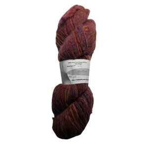 Yarn Wool Hand Spun Burgundy #1822